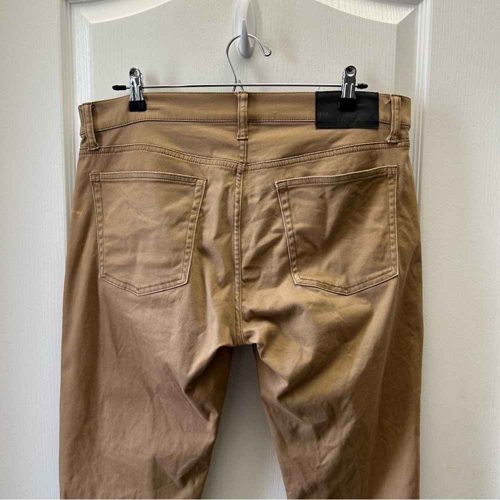GAP Men’s Jeans Soft Wear Slim Taper Denim Pants Mojave Tan Size 32 - Picture 13 of 16